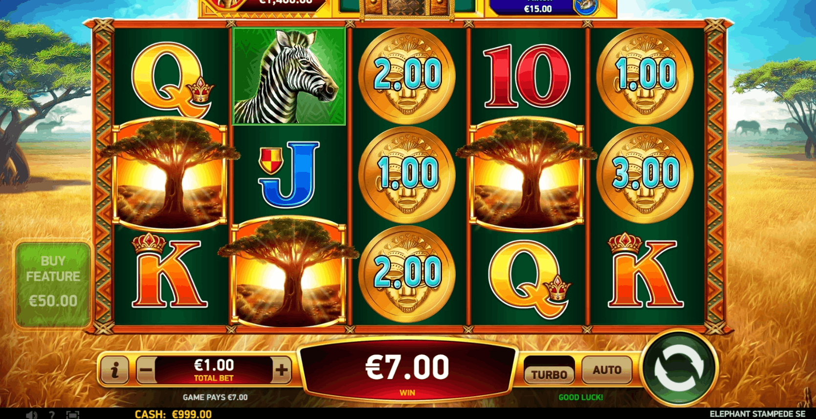 Elephant Stampede Aguero Casino