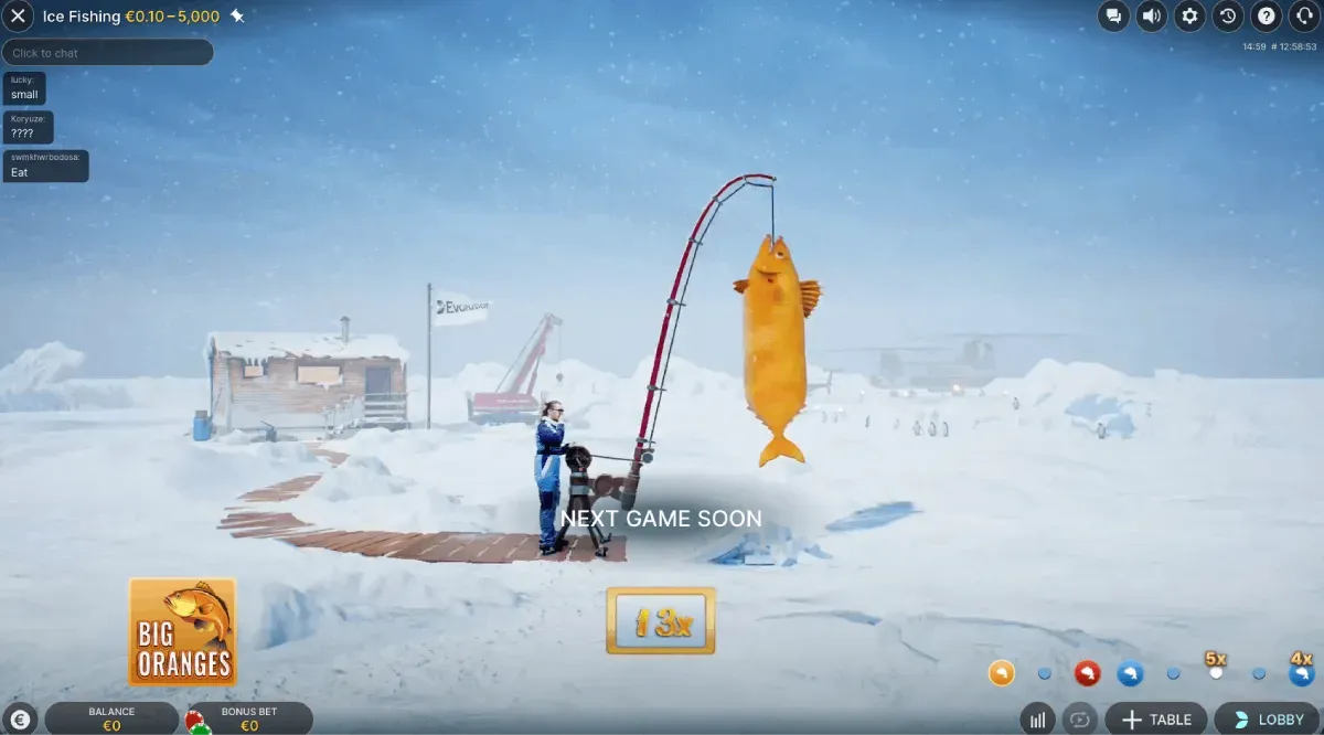 Ice Fishing Aguero Casino